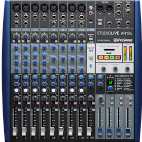 PreSonus® StudioLive® AR12c Analog Mixer, Blue