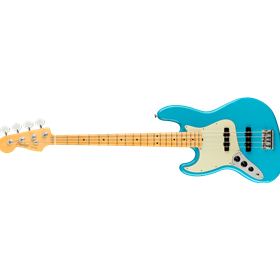 American Professional II Jazz Bass® Left-Hand, Maple Fingerboard, Miami Blue