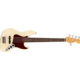 American Professional II Jazz Bass® V, Rosewood Fingerboard, Olympic White