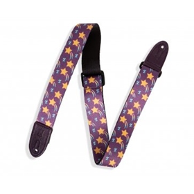 Levy's Junior Guitar Strap, Shooting Star Pattern, 1.5"