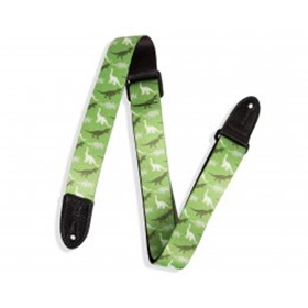 Levy's Junior Guitar Strap, Dinosaur Pattern, 1.5"