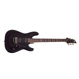 C-1 Fr Sgr By Schecter Gloss Black W/ Gig Bag