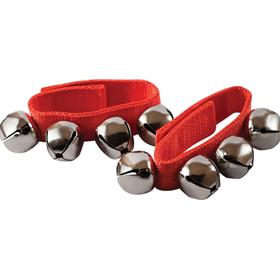 Wrist Bells - Red, 1 Pair