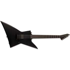 LTD EX Black Metal, Satin Black w/ EMG Pickup