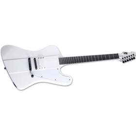 LTD Phoenix Arctic Metal Electric Guitar, Snow White Satin