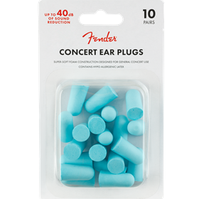 Concert Ear Plugs (10 Pair), Daphne Blue