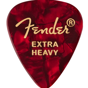 351 Shape Premium Picks, Extra Heavy, Red Moto, 12 Count