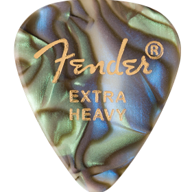 351 Shape Premium Picks, Extra Heavy, Abalone, 12 Count