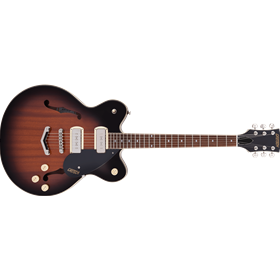 G2622-P90 Streamliner™ Center Block Double-Cut P90 with V-Stoptail, Laurel Fingerboard, Havana Burst