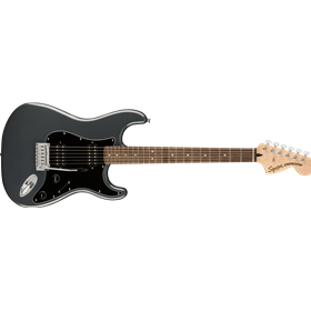 Affinity Series™ Stratocaster® HH, Laurel Fingerboard, Black Pickguard, Charcoal Frost Metallic