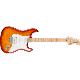 Affinity Series™ Stratocaster® FMT HSS, Maple Fingerboard, White Pickguard, Sienna Sunburst