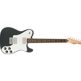 Affinity Series® Telecaster® Deluxe, Laurel Fingerboard, White Pickguard, Charcoal Frost Metallic