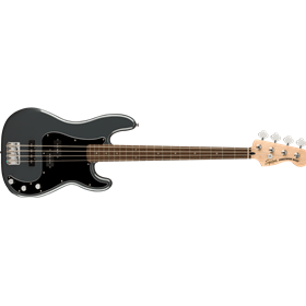 Affinity Series® Precision Bass® PJ, Laurel Fingerboard, Black Pickguard, Charcoal Frost Metallic