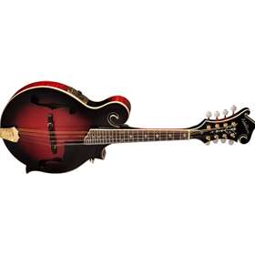 Washburn Acoustic-electric Mandolin with Solid Spruce Top, Transparent Wine Red