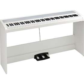 Korg 88 Key Hammer Action Stage Piano With Stand / Pedal Included, White