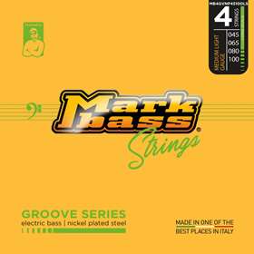 Markbass Long Scale 4 Bass Strings - Nickel Plated Steel, Medium Light Gauge