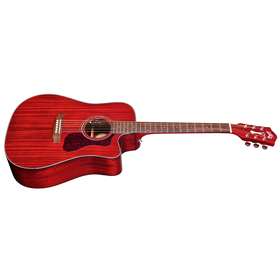 D-120CE-CR Dreadnought Cutaway Mahogany Cherry Red Guitar w/ Fishman Pickups