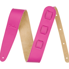 Fender Limited Leather Strap, Bubblegum