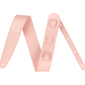 Vegan Leather Strap, Shell Pink, 2.5", Microfiber