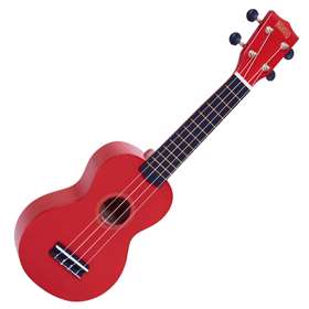 Mahalo Soprano Uke w/ Bag, Red