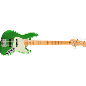 Player Plus Jazz Bass® V, Maple Fingerboard, Cosmic Jade