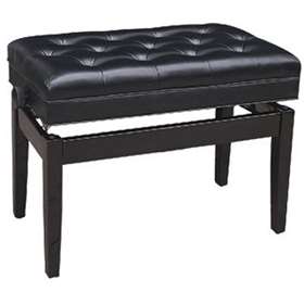 Profile Piano Bench w/Compartment Black