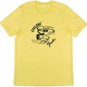 Fender Cyclone T-Shirt, Yellow, S