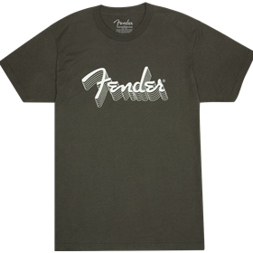 Fender® Reflective Ink T-Shirt, Charcoal, XL