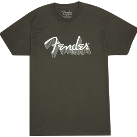 Fender® Reflective Ink T-Shirt, Charcoal, XXL