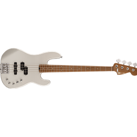 Pro-Mod San Dimas® Bass PJ IV, Caramelized Maple Fingerboard, Platinum Pearl