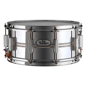 DuoLuxe Inlaid 14" x 6.5" Snare, Chrome / Brass