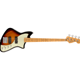 Player Plus Active Meteora® Bass, Maple Fingerboard, 3-Color Sunburst
