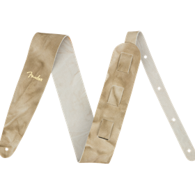 Tie Dye Leather Strap, Natural, 2"