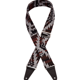 Zion Strap, Black Aztec, 2"
