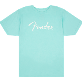 Fender® Spaghetti Logo T-Shirt, Daphne Blue, M