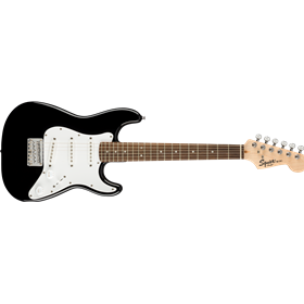 Mini Stratocaster®, Laurel Fingerboard, White Pickguard, Black