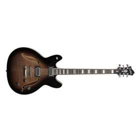 Viking Deluxe baritone guitarcosmic black burst