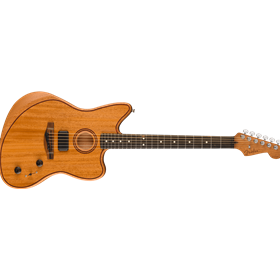 American Acoustasonic® Jazzmaster® All-Mahogany, Ebony Fingerboard, Natural