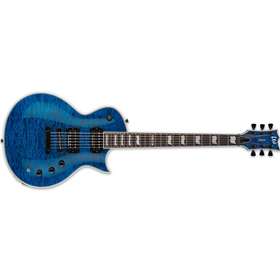 LTD EC1000 Piezo Electric Guitar QM See-Thru Blu