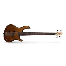 Action PJ Series Electric Bass, Open Pore Walnut