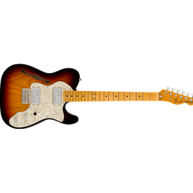 American Vintage II 1972 Telecaster® Thinline, Maple Fingerboard, 3-Color Sunburst