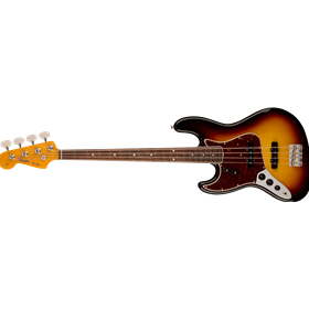 American Vintage II 1966 Jazz Bass® Left-Hand, Rosewood Fingerboard, 3-Color Sunburst