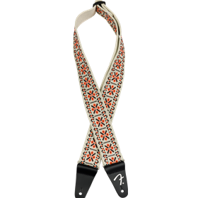 Pasadena Woven Strap, Lattice Orange, 2"