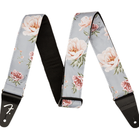 Floral Strap, Gray, 2"