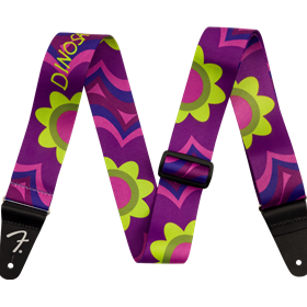 J Mascis Strap, Magenta Flower, 2"