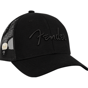 Fender® Snap Back Pick Holder Hat, Black