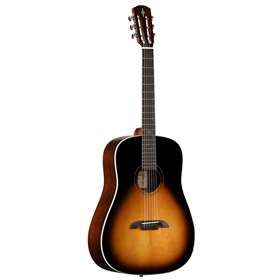 Alvarez Dreadnought guitar in Sunburst Gloss with LR Bagg