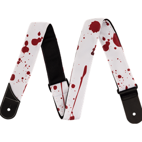 Jackson® Splatter Strap, White and Red, 2"