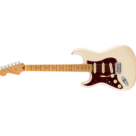 Player Plus Stratocaster®, Left-Hand, Maple Fingerboard, Olympic Pearl