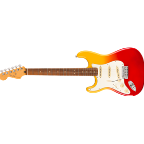 Player Plus Stratocaster®, Left-Hand, Pau Ferro Fingerboard, Tequila Sunrise